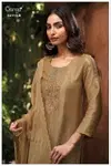 Qyra 4119 By Ganga Bemberg Silk Jacquard Designer Salwar Suits Exporters In India